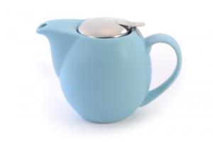 Čajník so sitkom ZAARA matný svetlo modrý 0,9l